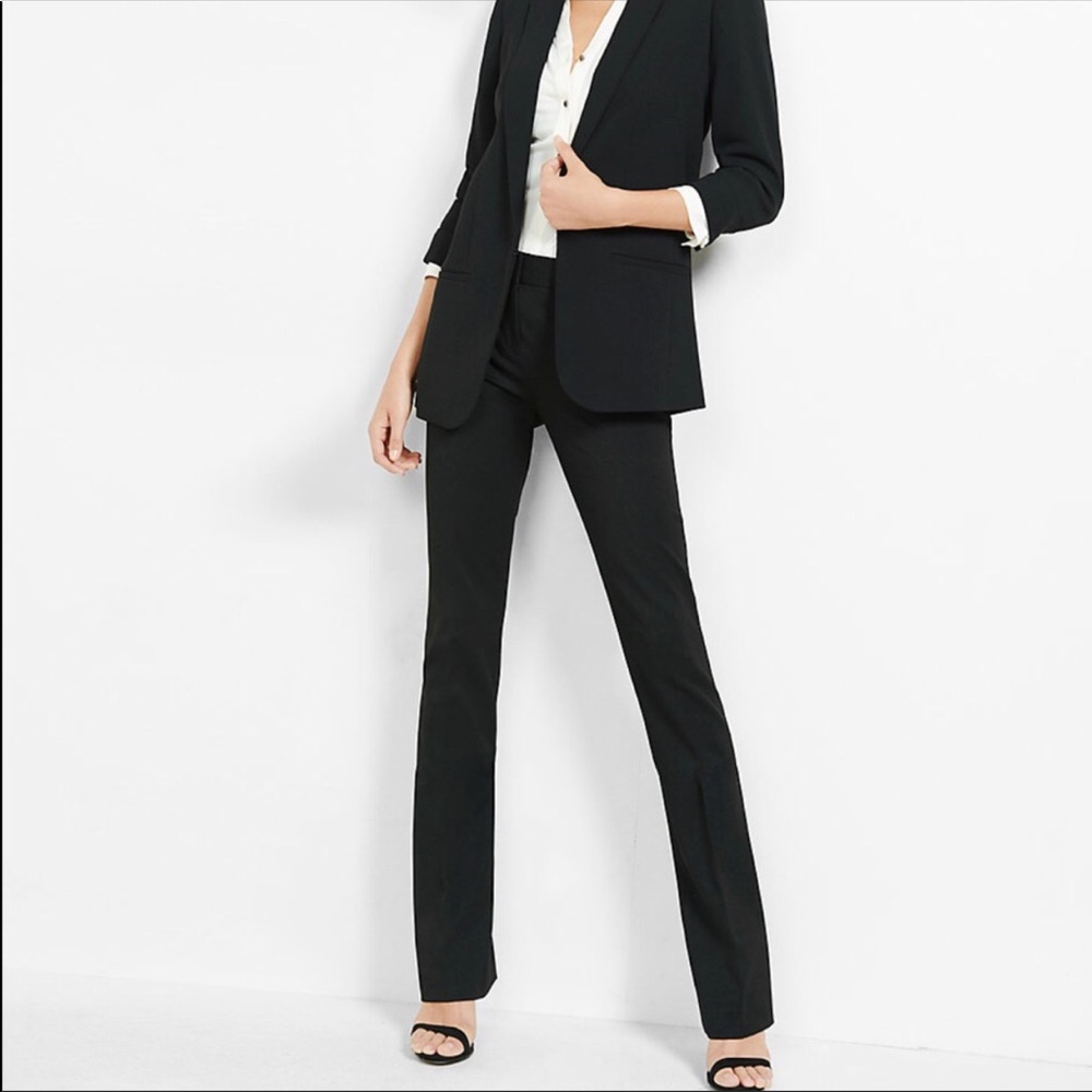 Express Midrise Barely Boot Columnist Pant